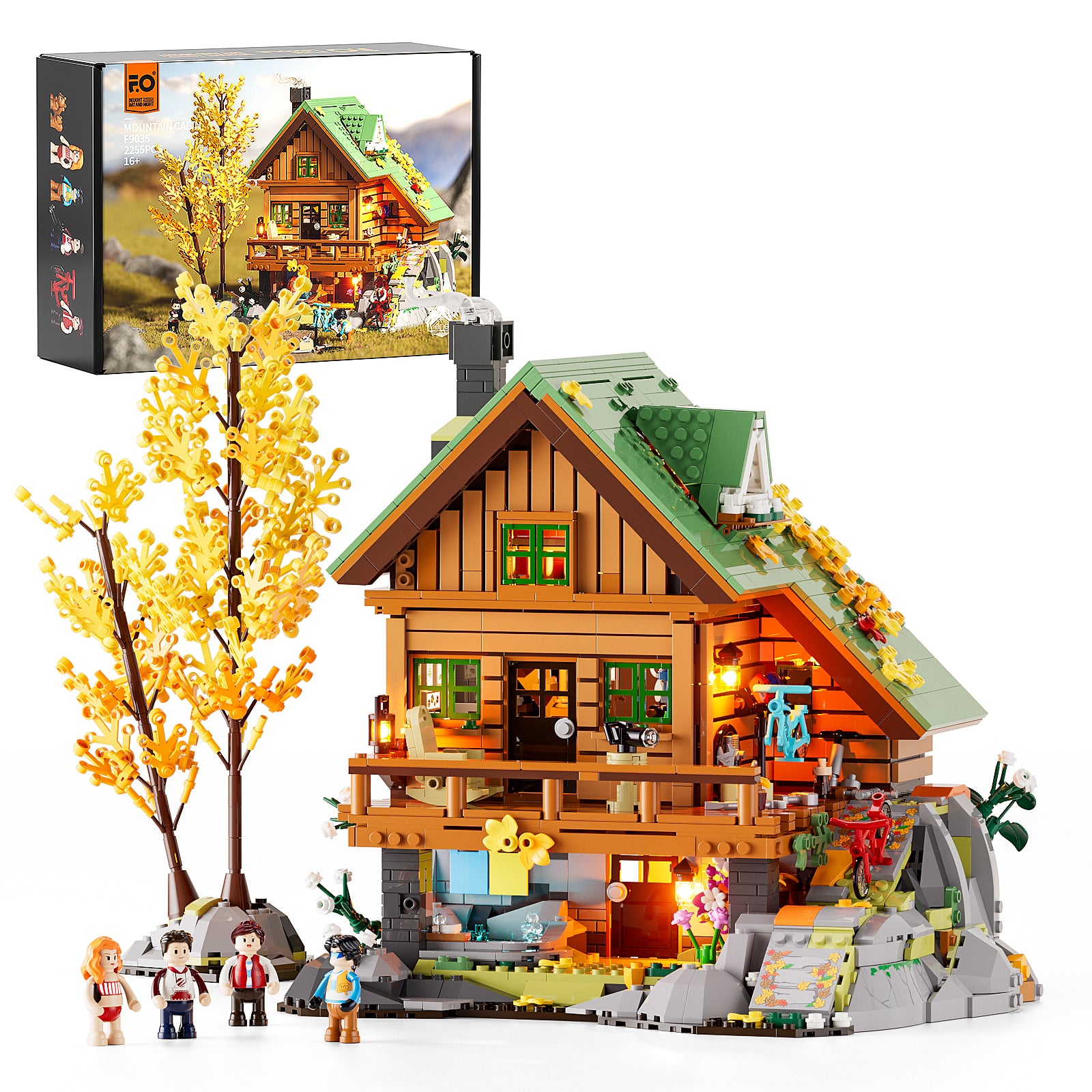 Lego mountain house fashion