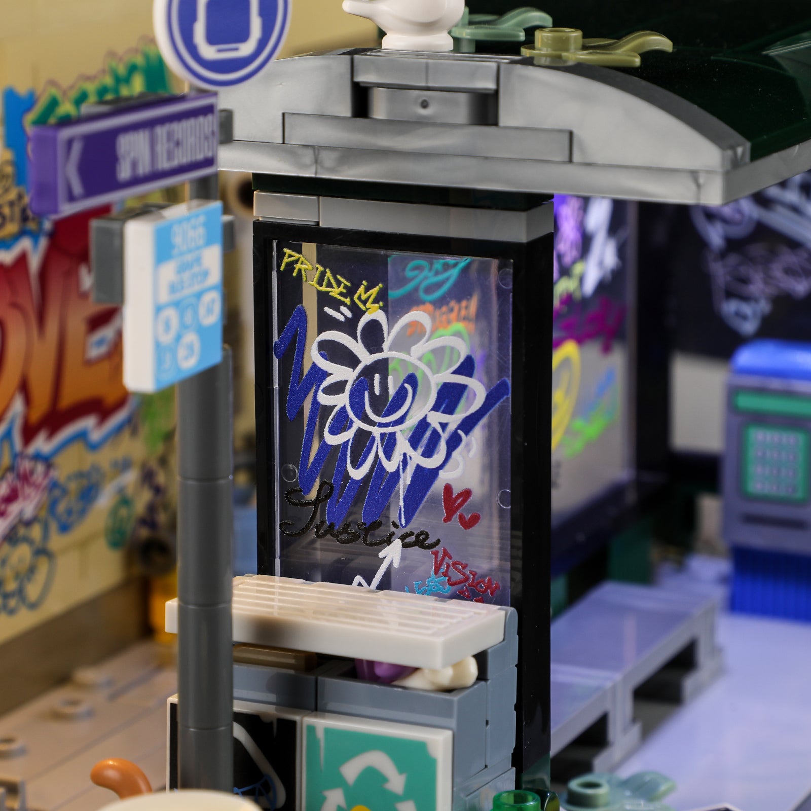 Graffiti Bus Stop 514PCS