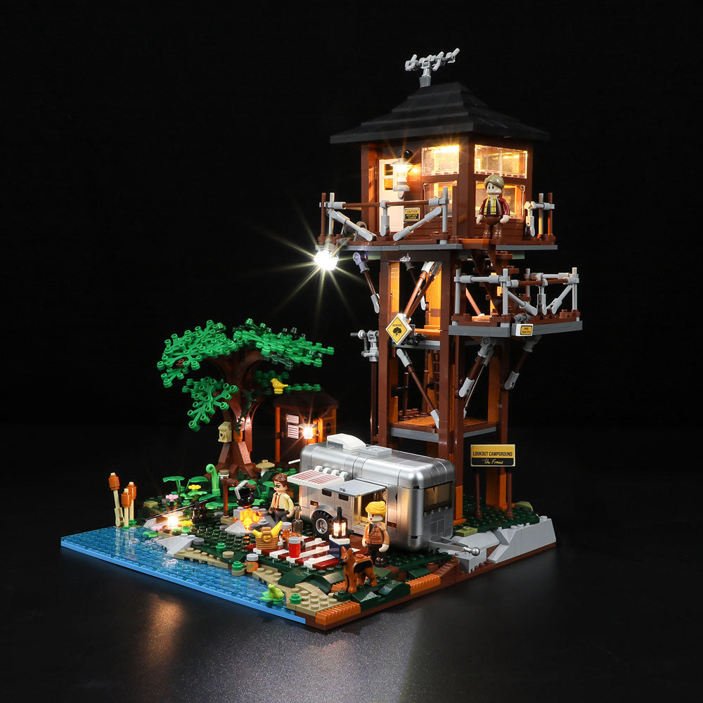 Action Toy Figures Funwhole Lighting Building Bricks Set Steampunk