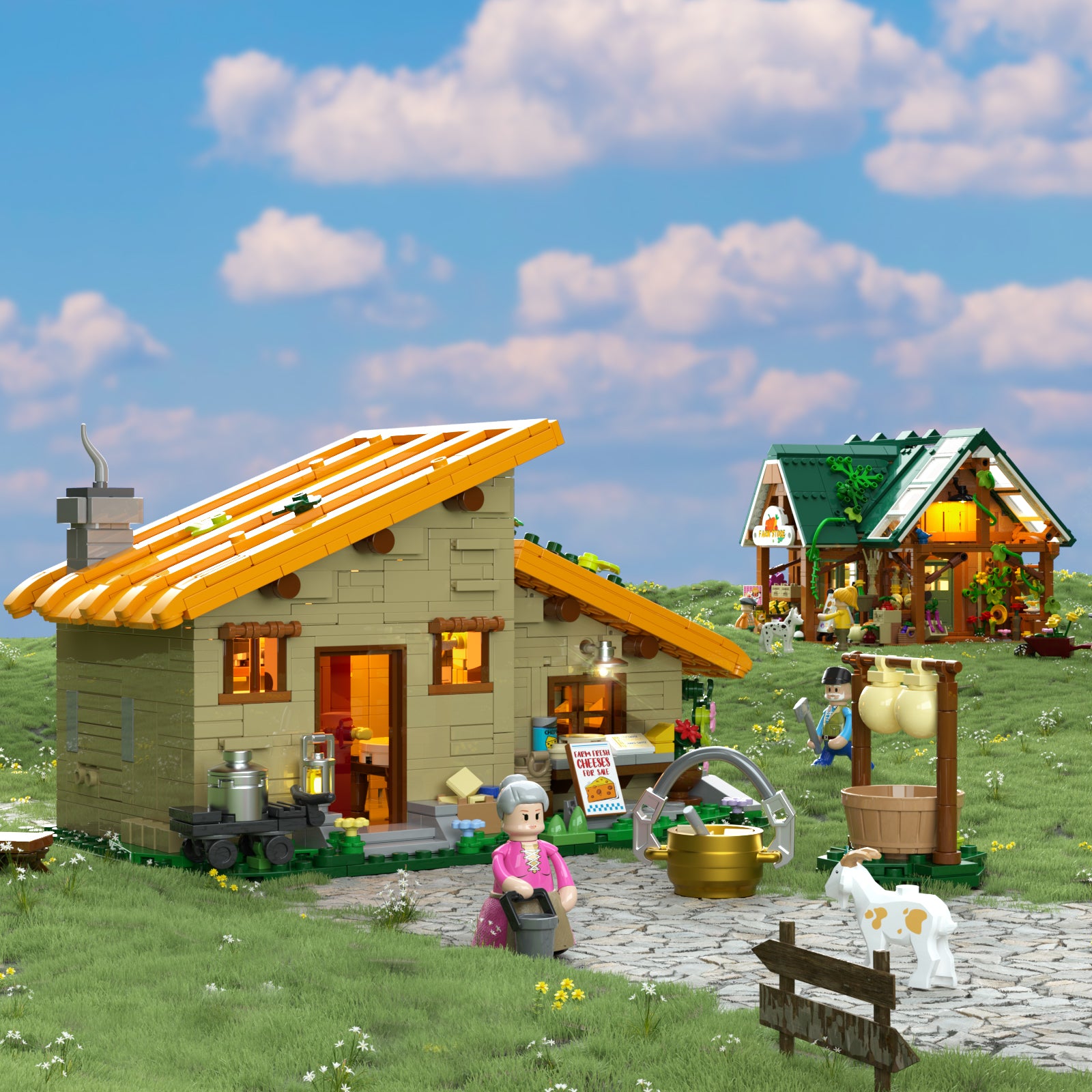 Farmstead Cheese House 867PCS