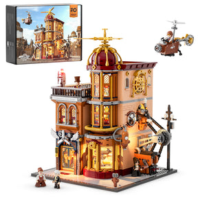 Steampunk Flying Club 1858PCS