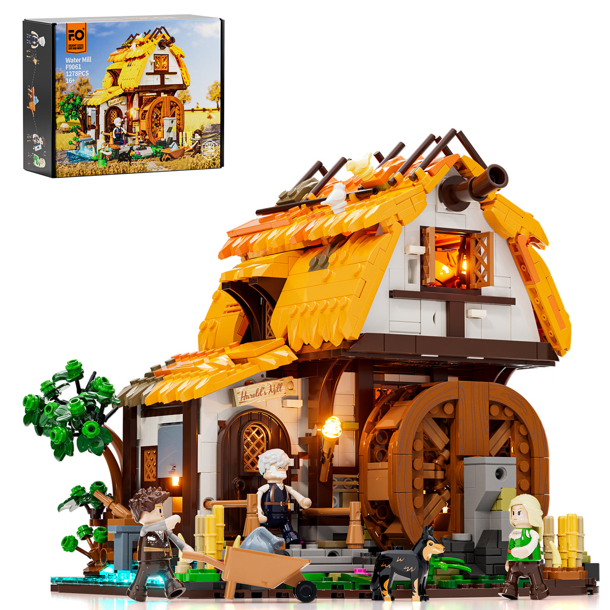 Water Mill 1278PCS