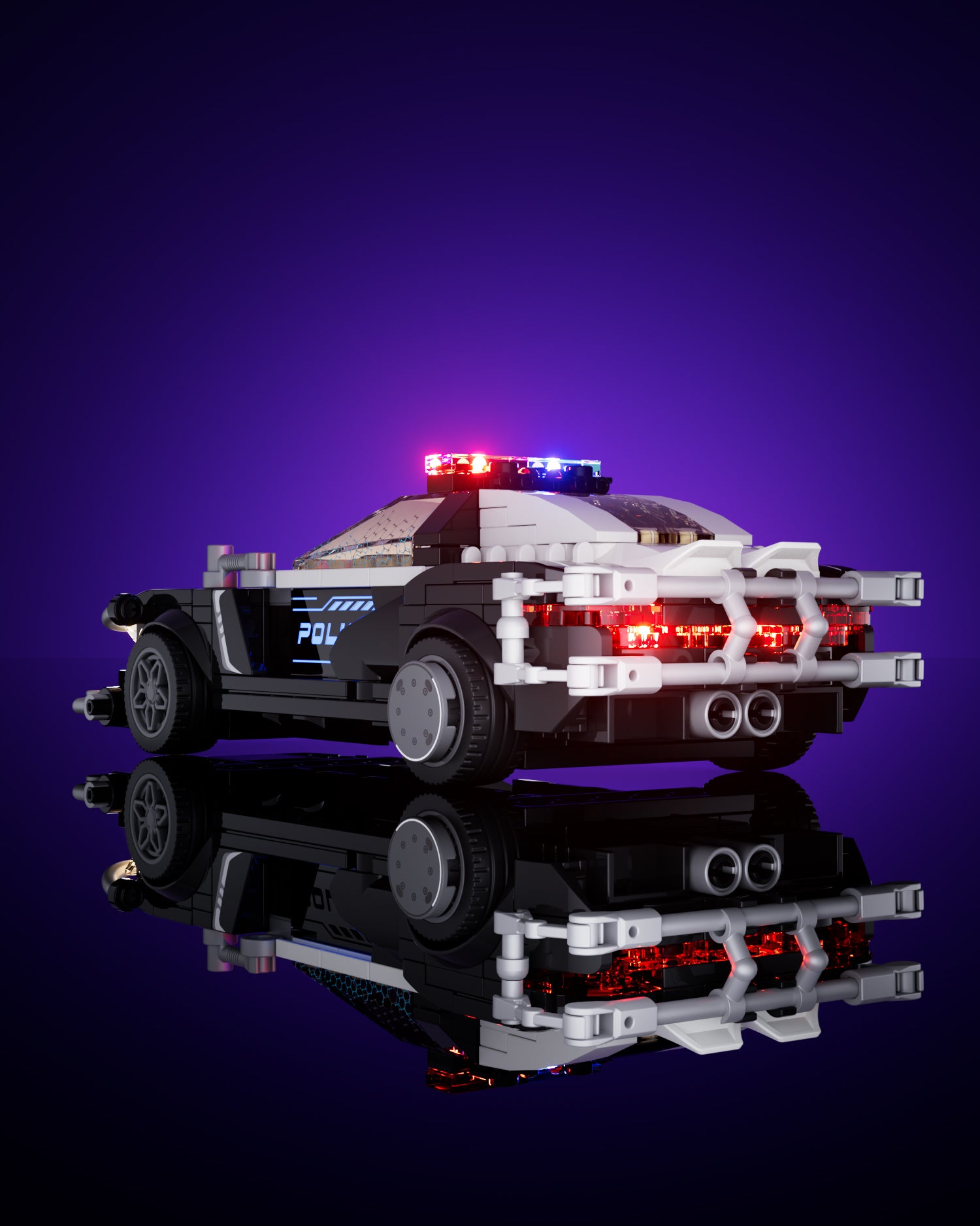 Lego police patrol car on sale