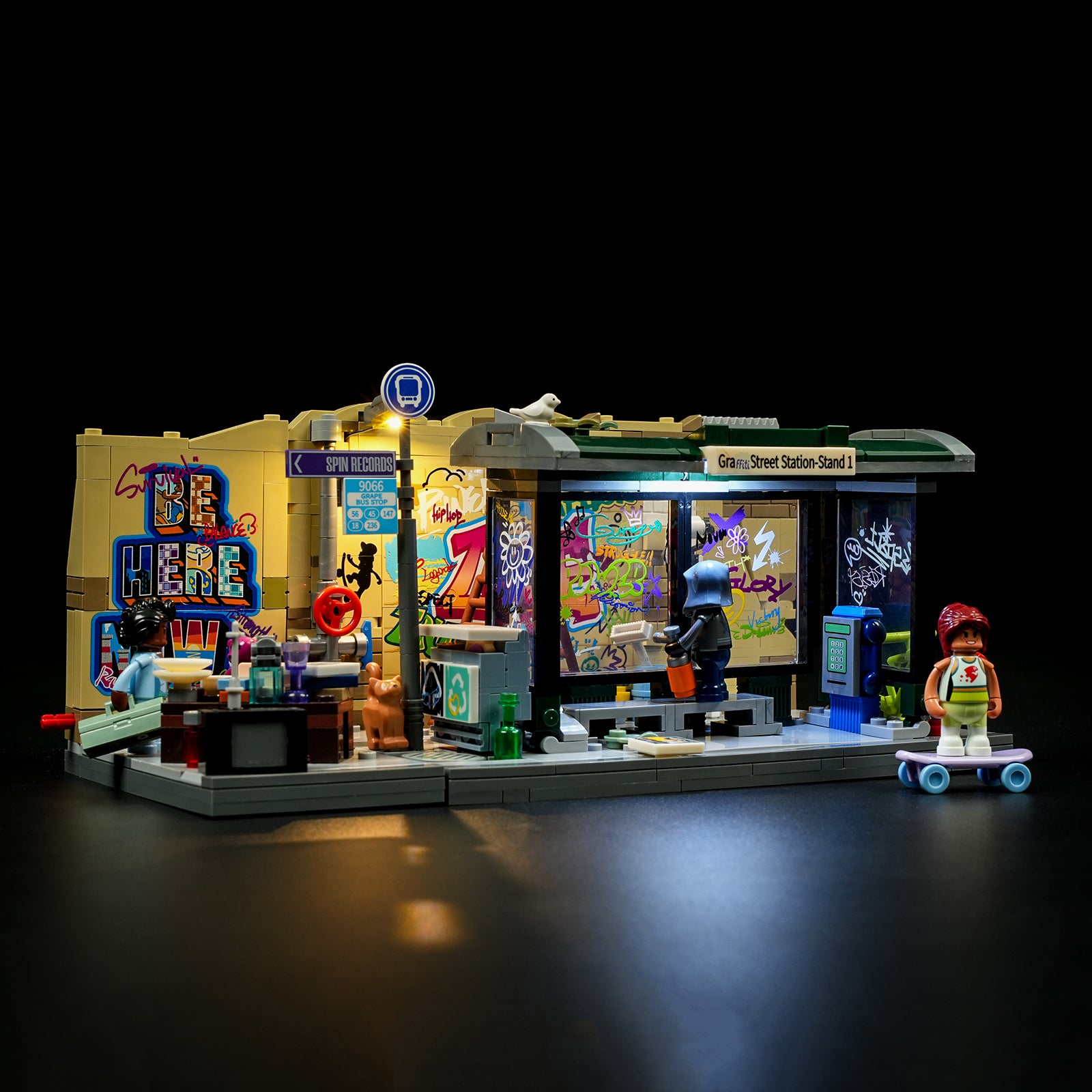 Graffiti Bus Stop 514PCS