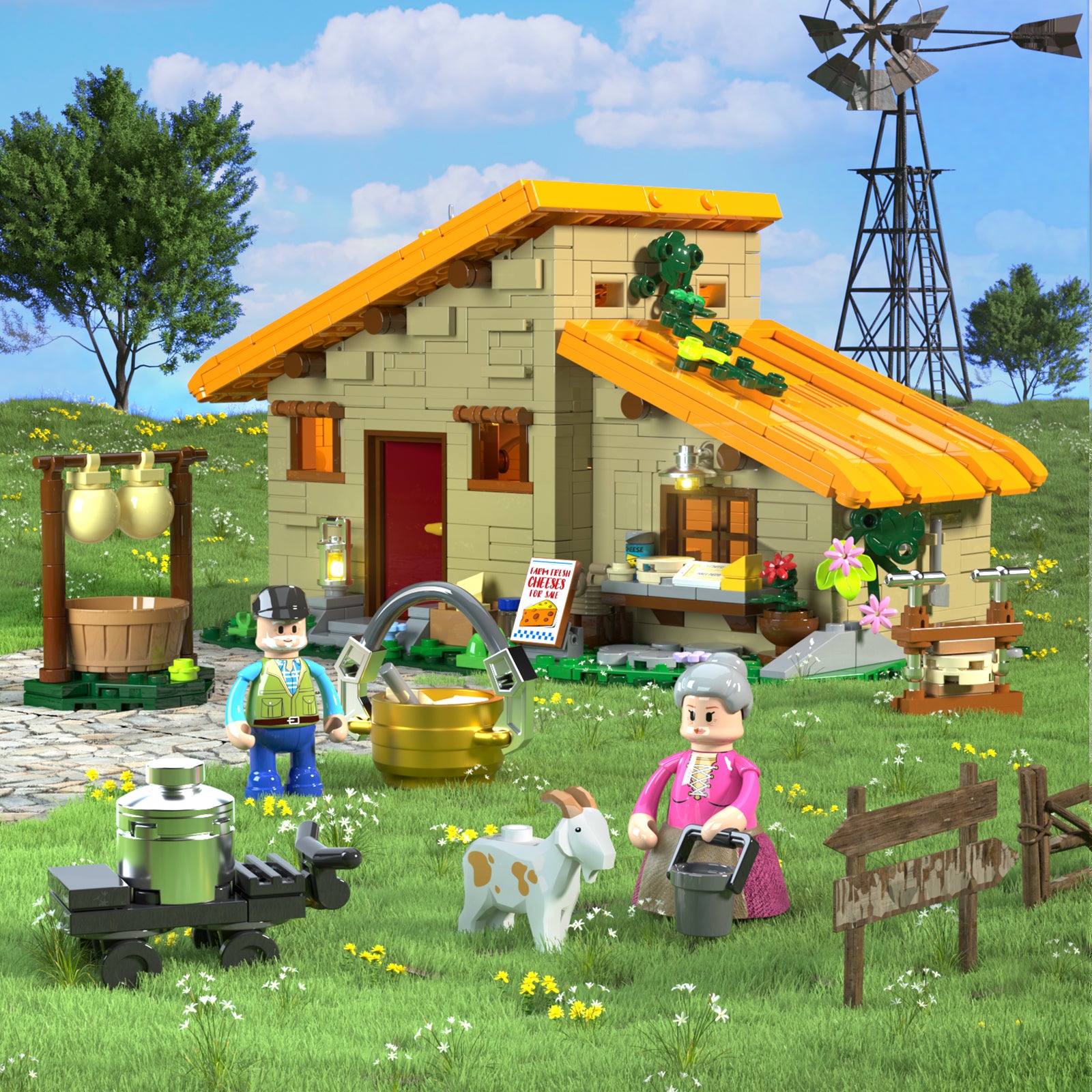 Farmstead Cheese House 867PCS