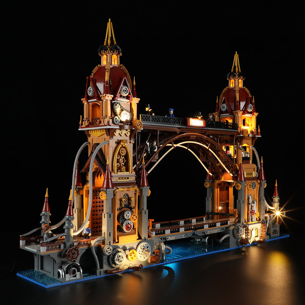 Steampunk City Bridge 3170PCS