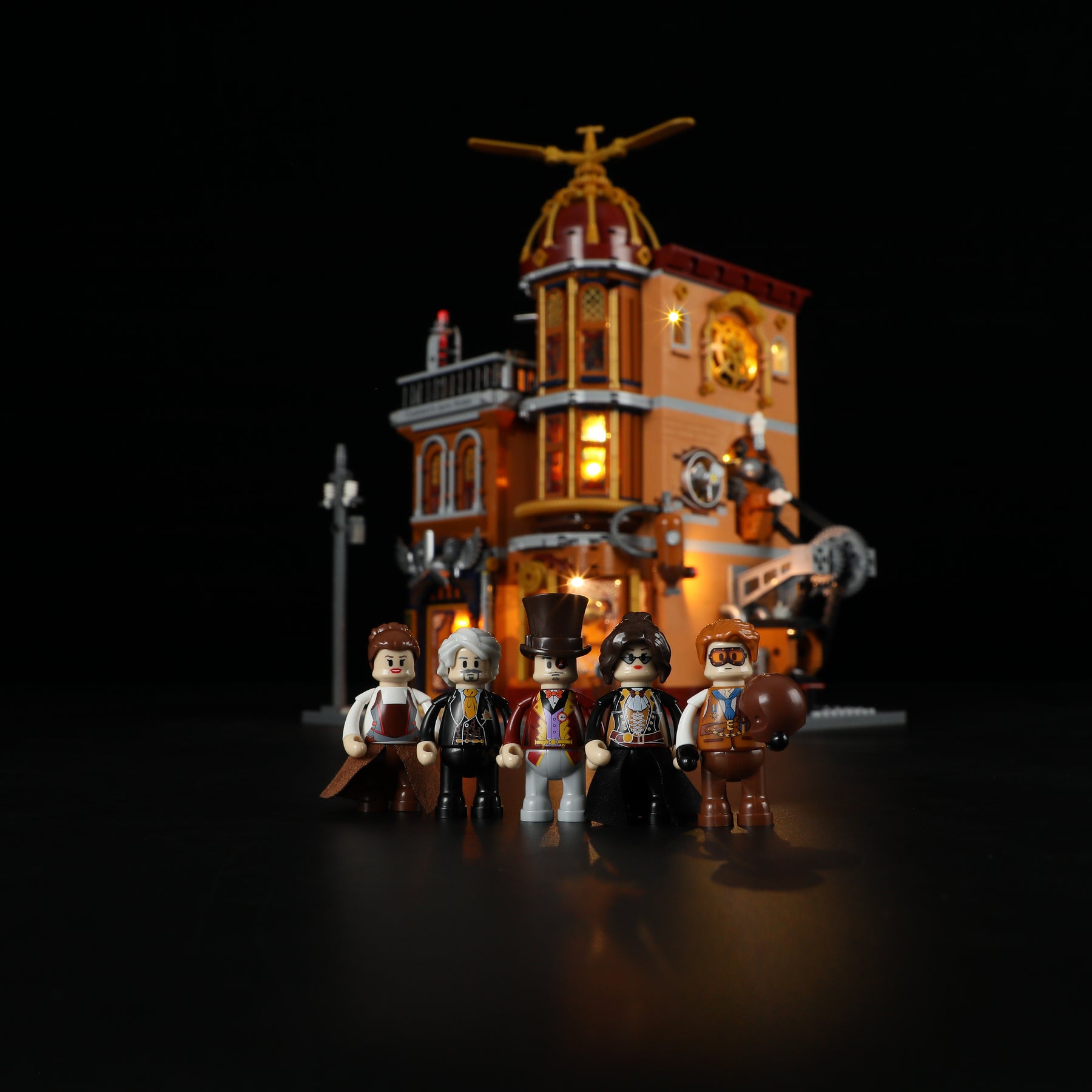 Steampunk Flying Club 1858PCS