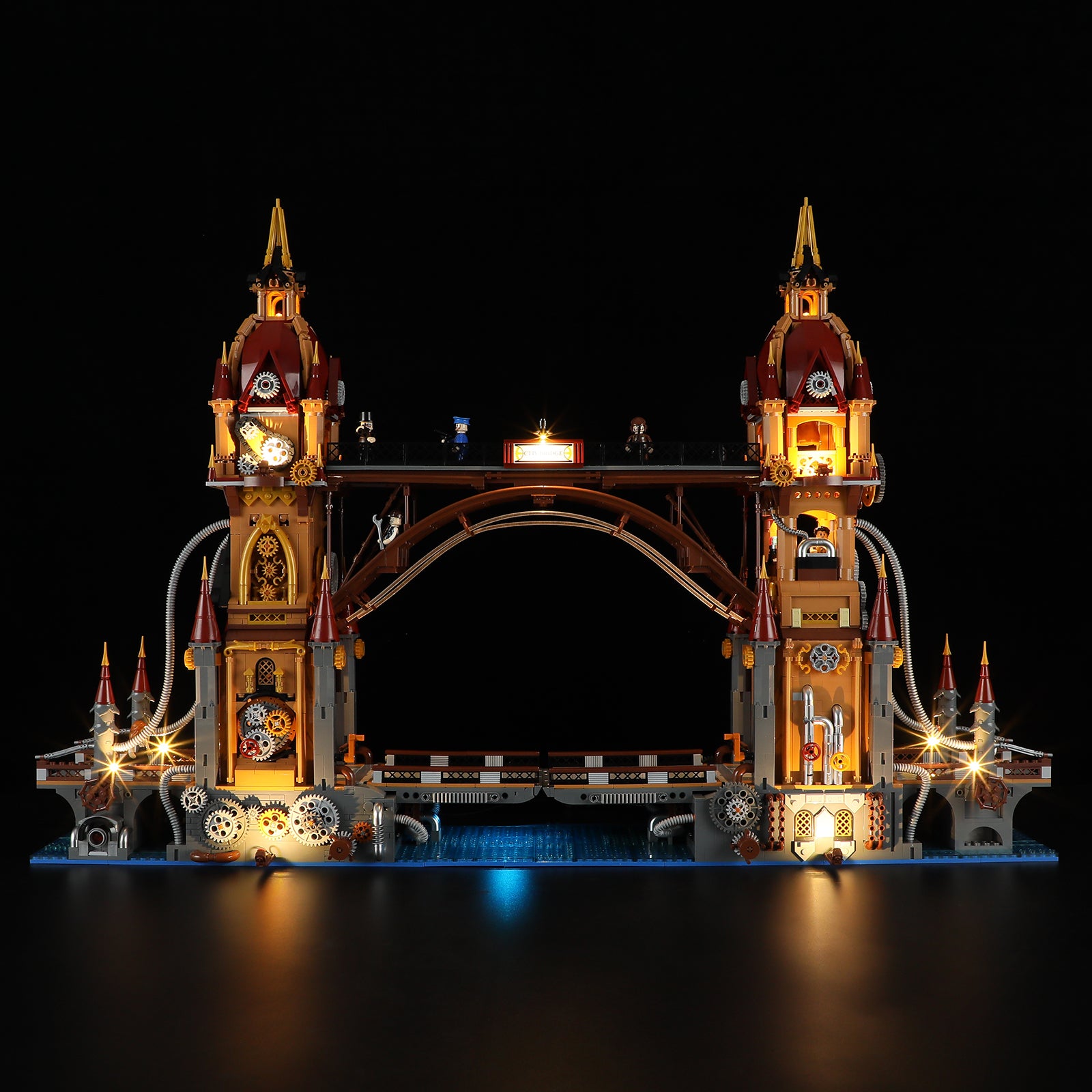 Steampunk City Bridge 3170PCS