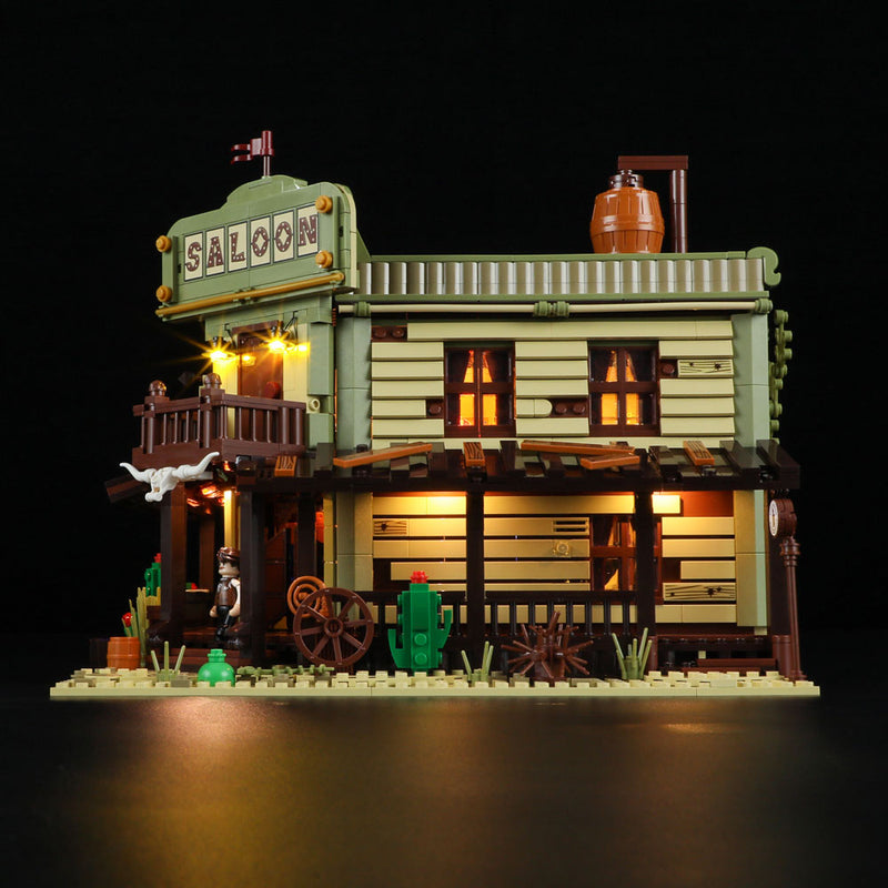 Funwhole Western Saloon Building Block Toy(come With Light Kit)- The 