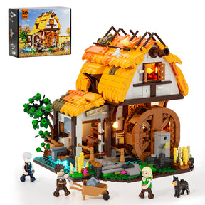 Medieval Water Mill 1278PCS