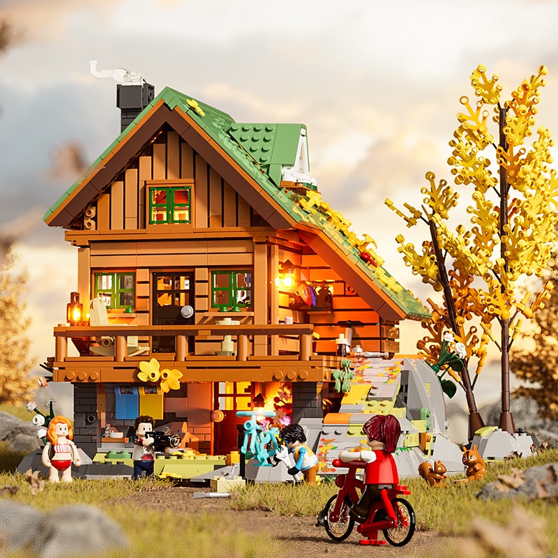 Mountain Cabin 2255PCS